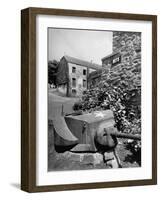 Bastogne, Including "Nuts" on Signs of WWII Landmarks-Dmitri Kessel-Framed Photographic Print