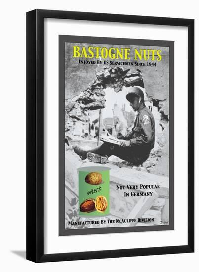 Bastogne Nuts-null-Framed Art Print