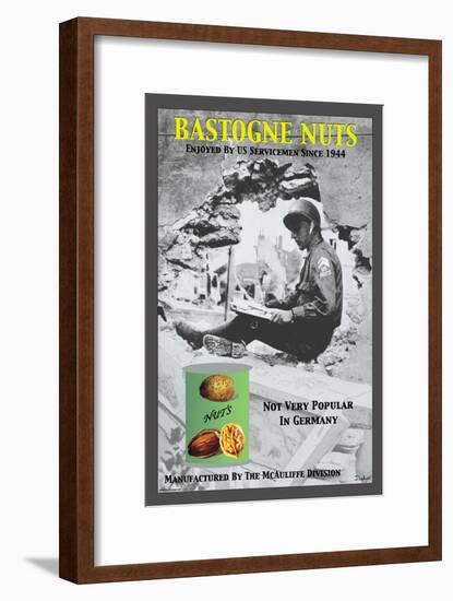 Bastogne Nuts-null-Framed Art Print