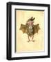 Bat 1873 'Missing Links' Parade Costume Design-Charles Briton-Framed Giclee Print