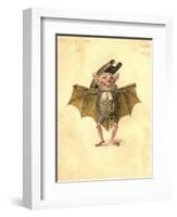 Bat 1873 'Missing Links' Parade Costume Design-Charles Briton-Framed Giclee Print