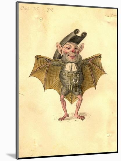 Bat 1873 'Missing Links' Parade Costume Design-Charles Briton-Mounted Giclee Print