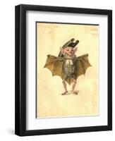 Bat 1873 'Missing Links' Parade Costume Design-Charles Briton-Framed Premium Giclee Print