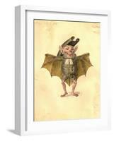 Bat 1873 'Missing Links' Parade Costume Design-Charles Briton-Framed Giclee Print