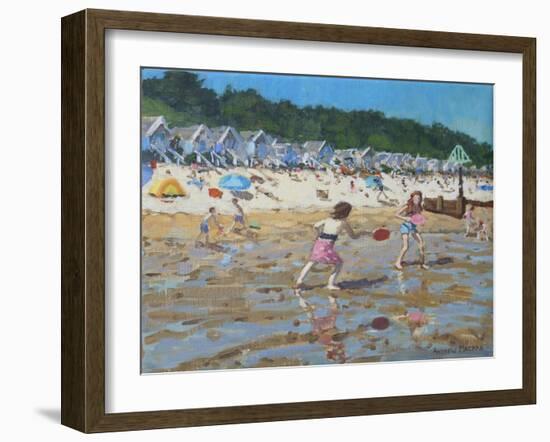 Bat and ball, Wells next the sea-Andrew Macara-Framed Giclee Print