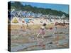 Bat and ball, Wells next the sea-Andrew Macara-Stretched Canvas