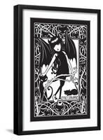 Bat Girl-Emily the Strange-Framed Premium Giclee Print