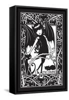 Bat Girl-Emily the Strange-Framed Stretched Canvas