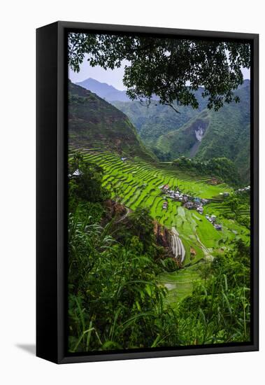 Batad Rice Terraces, Banaue, Luzon, Philippines-Michael Runkel-Framed Stretched Canvas