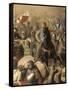 Bataille d'Ascalon, 12 août 1099-Jean Victor Schnetz-Framed Stretched Canvas