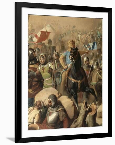 Bataille d'Ascalon, 12 août 1099-Jean Victor Schnetz-Framed Giclee Print