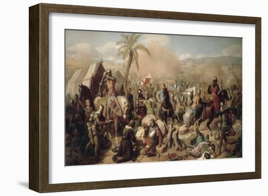 Bataille d'Ascalon, 12 août 1099-Jean Victor Schnetz-Framed Giclee Print