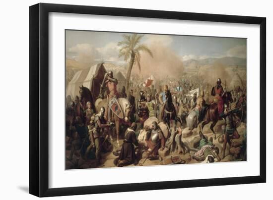 Bataille d'Ascalon, 12 août 1099-Jean Victor Schnetz-Framed Giclee Print