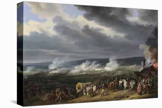 Bataille De Jemappes (Jemmapes) Le 6 Novembre 1792 Entre L'autriche Et La France (Victoire Des Fran-Horace Vernet-Stretched Canvas