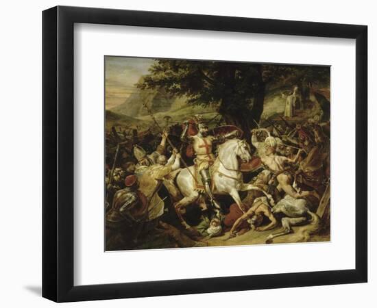 Bataille de Las Navas de Tolosa, 1212-Horace Vernet-Framed Premium Giclee Print