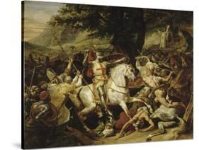 Bataille de Las Navas de Tolosa, 1212-Horace Vernet-Stretched Canvas