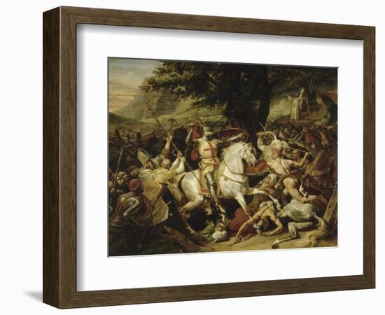 Bataille de Las Navas de Tolosa, 1212-Horace Vernet-Framed Giclee Print