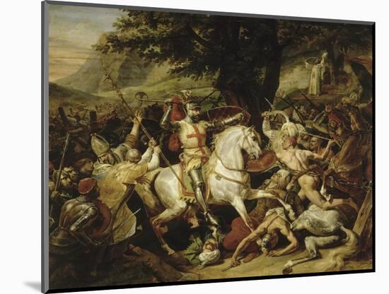 Bataille de Las Navas de Tolosa, 1212-Horace Vernet-Mounted Giclee Print