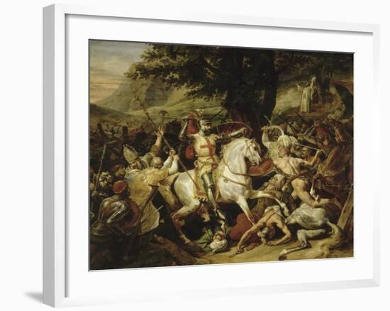 Bataille de Las Navas de Tolosa, 1212-Horace Vernet-Framed Giclee Print