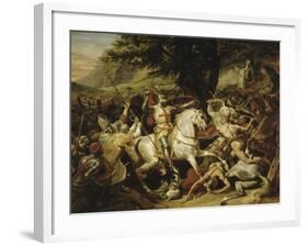 Bataille de Las Navas de Tolosa, 1212-Horace Vernet-Framed Giclee Print