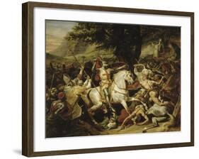 Bataille de Las Navas de Tolosa, 1212-Horace Vernet-Framed Giclee Print