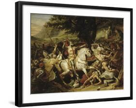 Bataille de Las Navas de Tolosa, 1212-Horace Vernet-Framed Giclee Print