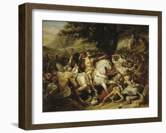 Bataille de Las Navas de Tolosa, 1212-Horace Vernet-Framed Giclee Print