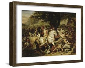 Bataille de Las Navas de Tolosa, 1212-Horace Vernet-Framed Giclee Print