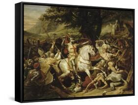 Bataille de Las Navas de Tolosa, 1212-Horace Vernet-Framed Stretched Canvas