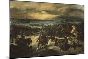 Bataille de Nancy, mort de Charles le Téméraire-Eugene Delacroix-Mounted Giclee Print