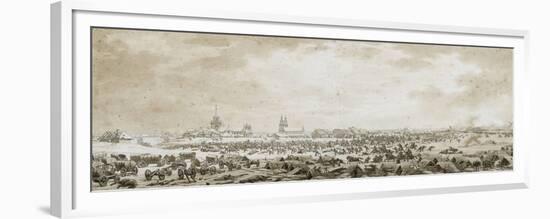 Bataille de Pultusk près de Varsovie, 26 décembre 1806-null-Framed Premium Giclee Print