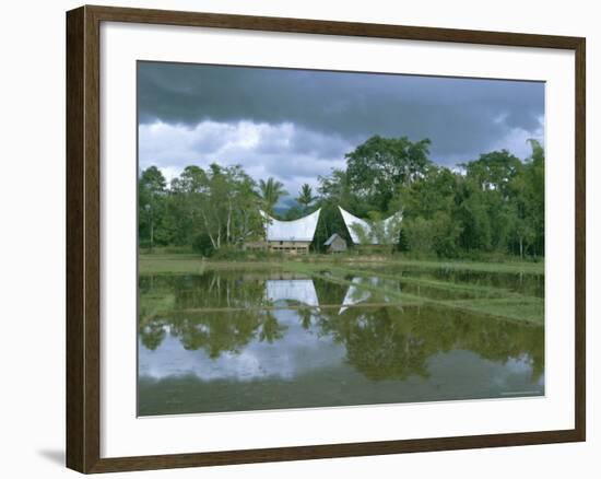 Batak Houses, Lake Toba, North Sumatra, Sumatra, Indonesia, Southeast Asia, Asia-Sybil Sassoon-Framed Photographic Print