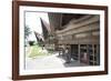 Batak Style Village Houses in Buhit-Annie Owen-Framed Photographic Print