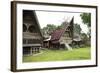 Batak Toba Tribal Rural Village Houses on Samosir Island in Lake Toba-Annie Owen-Framed Photographic Print