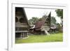 Batak Toba Tribal Rural Village Houses on Samosir Island in Lake Toba-Annie Owen-Framed Photographic Print