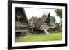 Batak Toba Tribal Rural Village Houses on Samosir Island in Lake Toba-Annie Owen-Framed Photographic Print