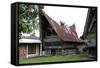 Batak Toba Tribal Rural Village Houses with Contemporary Extensions on Samosir Island in Lake Toba-Annie Owen-Framed Stretched Canvas