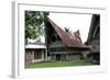 Batak Toba Tribal Rural Village Houses with Contemporary Extensions on Samosir Island in Lake Toba-Annie Owen-Framed Photographic Print