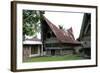 Batak Toba Tribal Rural Village Houses with Contemporary Extensions on Samosir Island in Lake Toba-Annie Owen-Framed Photographic Print