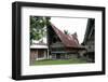 Batak Toba Tribal Rural Village Houses with Contemporary Extensions on Samosir Island in Lake Toba-Annie Owen-Framed Photographic Print