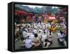 Batara Turum Kabeh Ceremony, Hindu Temple of Besakih, Bali, Indonsesia-J P De Manne-Framed Stretched Canvas