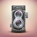 Vintage Twin Lens Reflex Cameras-Batareykin-Art Print