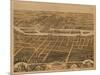 Batavia, Illinois - Panoramic Map-Lantern Press-Mounted Art Print