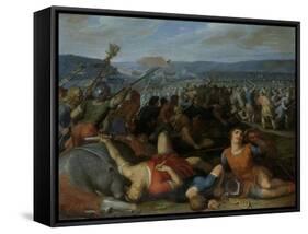 Batavians Defeating the Romans on the Rhine, Otto Van Veen-Otto van Veen-Framed Stretched Canvas