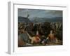 Batavians Defeating the Romans on the Rhine, Otto Van Veen-Otto van Veen-Framed Art Print