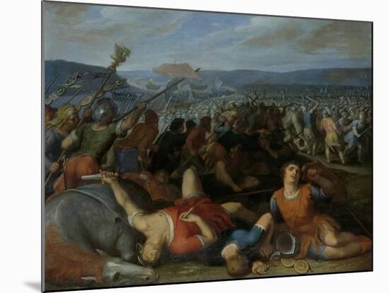 Batavians Defeating the Romans on the Rhine, Otto Van Veen-Otto van Veen-Mounted Art Print
