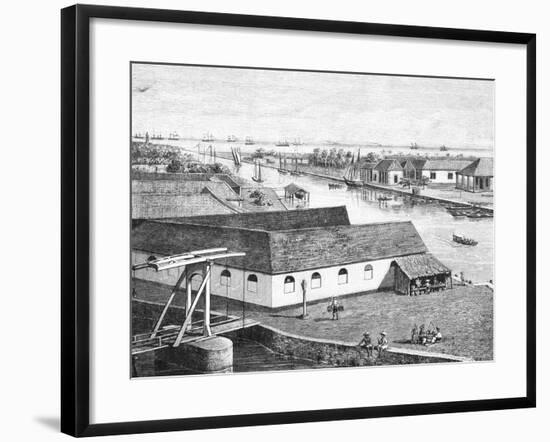 Batavians Enjoying the Local Canal-null-Framed Giclee Print