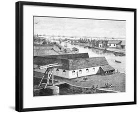 Batavians Enjoying the Local Canal-null-Framed Giclee Print