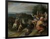 Batavians Surround the Romans at Vetera-Otto van Veen-Framed Art Print