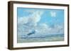 Bateau a L'Estuaire De La Seine-Eug?ne Boudin-Framed Giclee Print